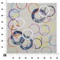 OBRAZ NA PŁÓTNIE FLOATING CIRCLES -A- 80X3X80 cm